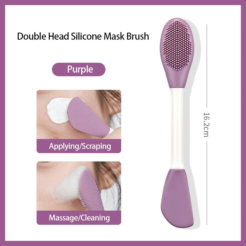 pack of 2 Soft Silicone Face Mask Brush